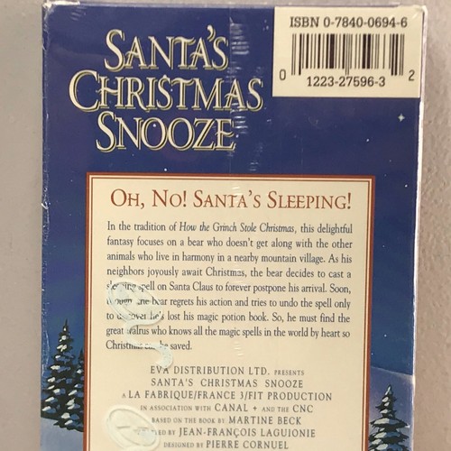 NEW & SEALED! Santa's Christmas Snooze VHS 1995 Video Tape F.H.E. Holiday RARE! - Picture 8 of 11