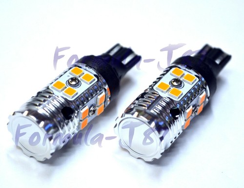 Canbus Error Free LED Light 916 Amber Two Bulb Rear Turn Signal Replace Upgrade - Picture 3 of 12