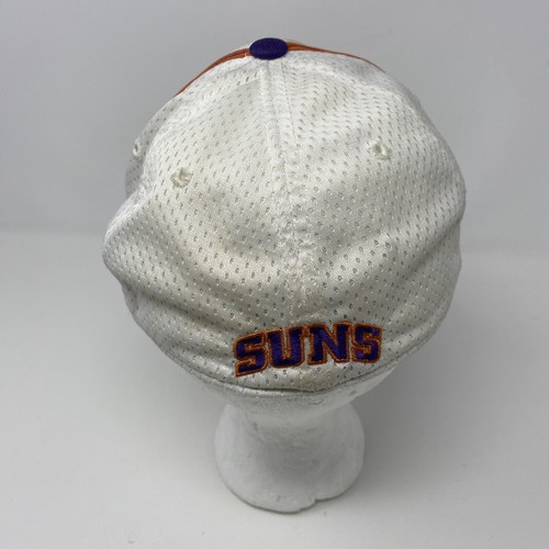 VINTAGE Phoenix Suns Hat Cap Fitted Adult NBA Basketball Adult White - Read - Picture 3 of 6