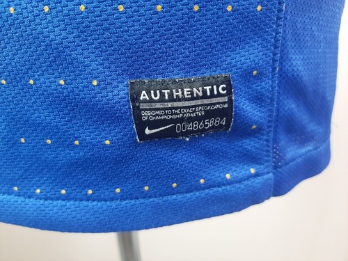 Kaka #10 Brazil 2010/2011 NIKE Away Football Shirt Men's Size S Blue Jersey - Picture 6 of 16