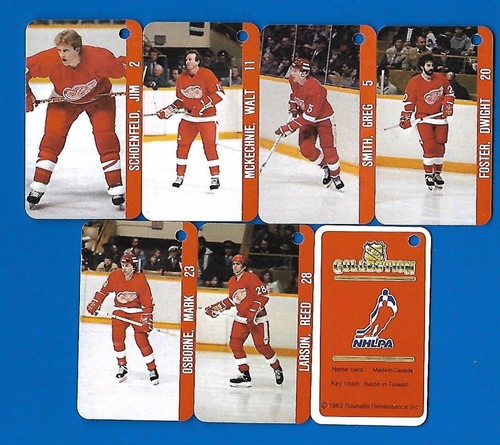 1983-84 SOUHAITS RENAISSANCE KEY CHAIN HOCKEY MINI PLASTIC CARD SEE LIST - Picture 66 of 286