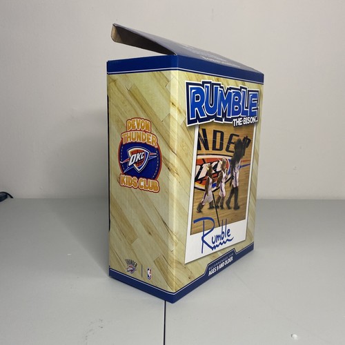 Oklahoma City Thunder Mascot Rumble Bobble Head 2013 Kids Club edición limitada - Imagen 11 de 17