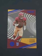 Chase Young RC 2020 Panini Chronicles Football Clear Vision CV-27 BLUE 32/99