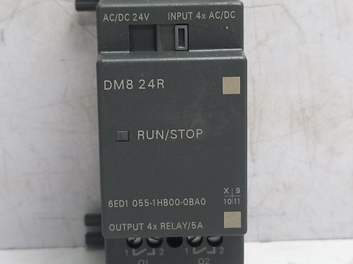 Siemens 6ED1 055-1HB00-0BA0 LOGO! DM8 24R Expansion Module AC/DC 24V - Picture 3 of 8