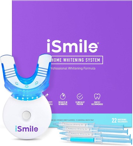 Ismile Teeth Whitening Kit - LED Light, 35% Carbamide Peroxide, (3) 3Ml Gel Syri - Picture 7 of 11
