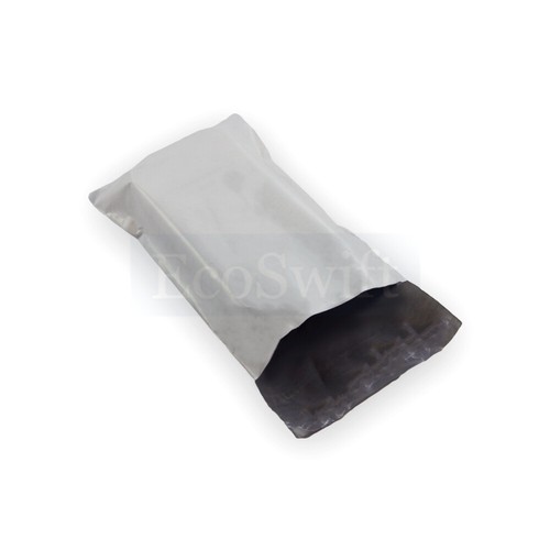 45 5 x 7 ECOSWIFT WHITE POLY MAILERS SHIPPING ENVELOPES SELF SEAL BAGS 2.35MIL - Picture 2 of 4