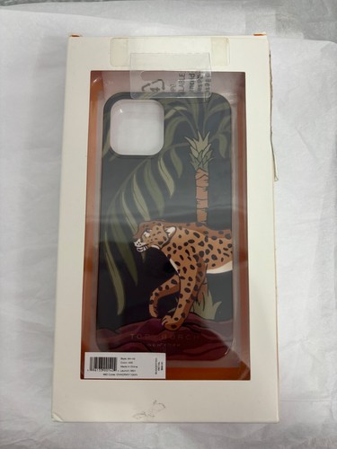 Brand New Tory Burch Perry Printed Leopard Hardshell iPhone 12/12 Pro Case - Picture 2 of 3