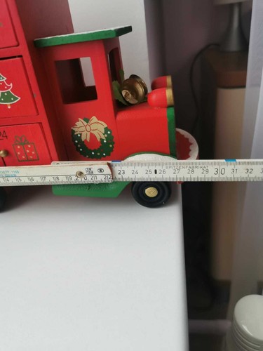 Calendario de Adviento de Madera con Cajones Camión de Navidad - Imagen 6 de 11