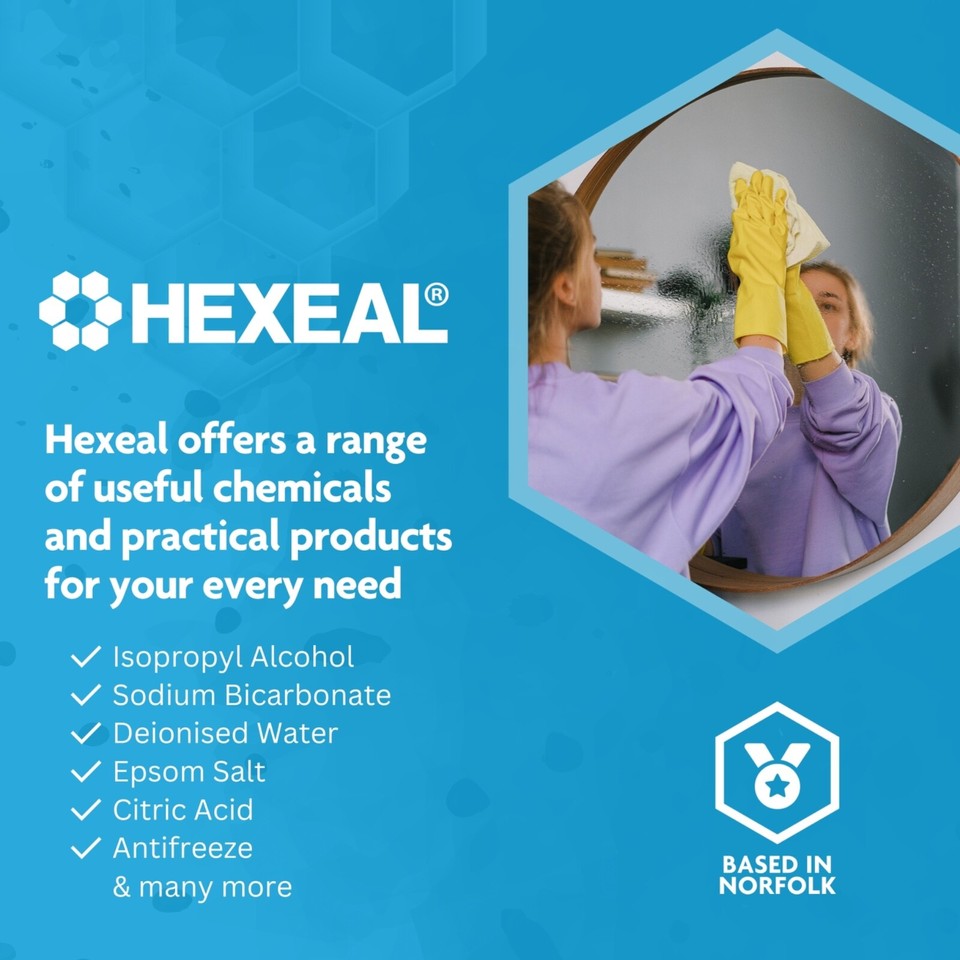 Product photo 5 of 8 — Hexeal White Vinegar 2 x 5L – Food Grade – Cooking, Cleaning, Pickling & Baking