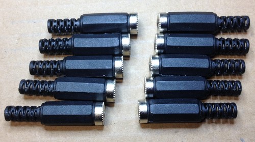 10 x AC/DC Power In Line Socket- 2.1 or 2.5mm x 5.5mm - Picture 2 of 11