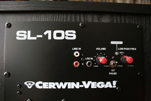 *OPEN BOX* Cerwin-Vega! SL-10S 10 Zoll 150 Watt aktiver Subwoofer - Bild 5 von 5