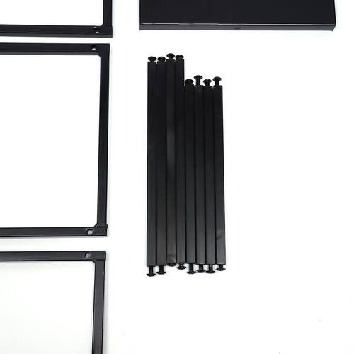 2pcs Metal Plant Stand Square Book Shelf Flower Display Rack Holder 22*22*60cm - Picture 9 of 13