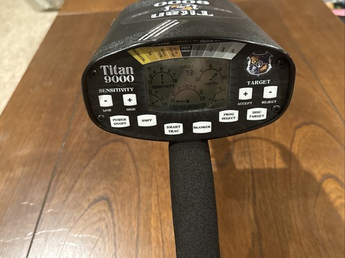 Texas Titan 9000 Metal Detector Black Superior Depth Superior Performance Works - Picture 2 of 11