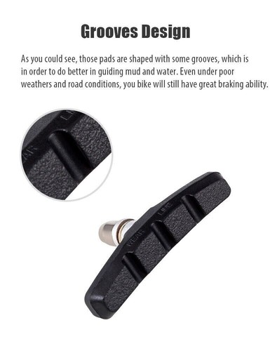 1/3/5 Pairs Cycling Bicycle Bike V Brake Pads 70mm Shoes Pads VBrake MTB Cycling - Bild 5 von 13