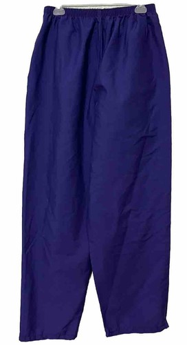 Medline Comfort Ease Purple Scrub Pants Elastic Waist Sz L Pockets Wide Legs - Picture 4 of 12