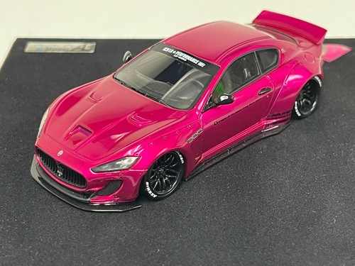1/43 AB Models Maserati Granturismo Liberty Walk Pink Custom Leather Base. 1 - Bild 2 von 6
