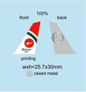 Lapel Pin 3 x Emirates tail badge