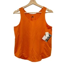 Eastern Mountain Sports Womens Orange COOLMAX Mesh Alta Tank Top Fit Gear Squash