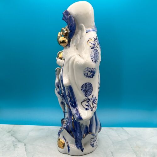 Vintage Ceramic Shouxing God of Longevity Figurine - Picture 4 of 9