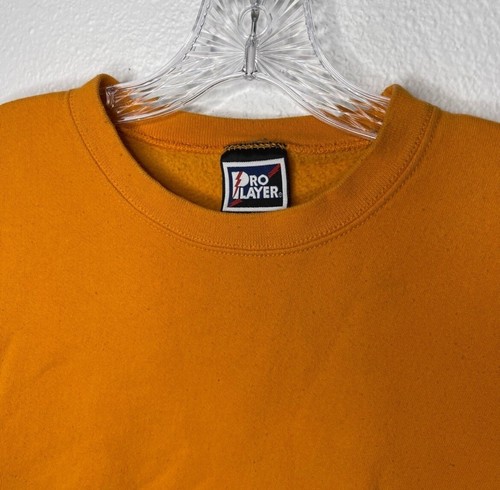 Pro Player Vintage Orange Sweatshirt Men’s Size S - Picture 4 of 6