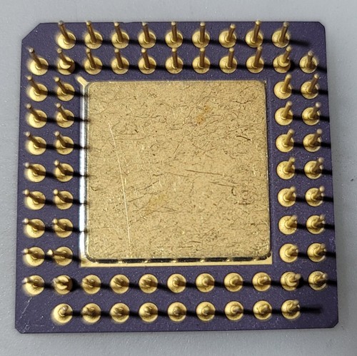 Vintage Rare IIT 3C87-25 Ceramic Processor 1988 Collection/Gold Recovery - Foto 2 di 2