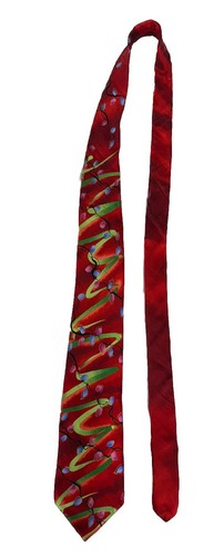 J. Garcia Herren Krawatte Christmas Lights Merry Christmas Collection 56 - Seide - Bild 3 von 7