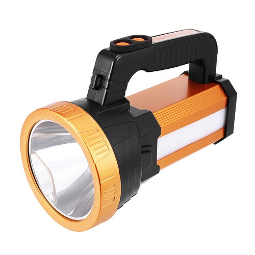 Led Flashlight Rechargeable Super Bright Handheld Spotlight Camping Searchlight - Picture 13 of 14
