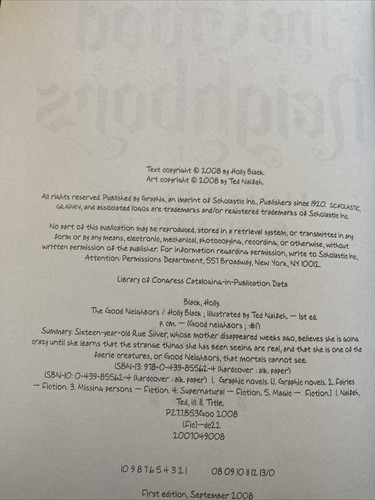 The Good Neighbors - Kin Book One Holly Black - Ted Naifeh Hardback - Picture 4 of 8