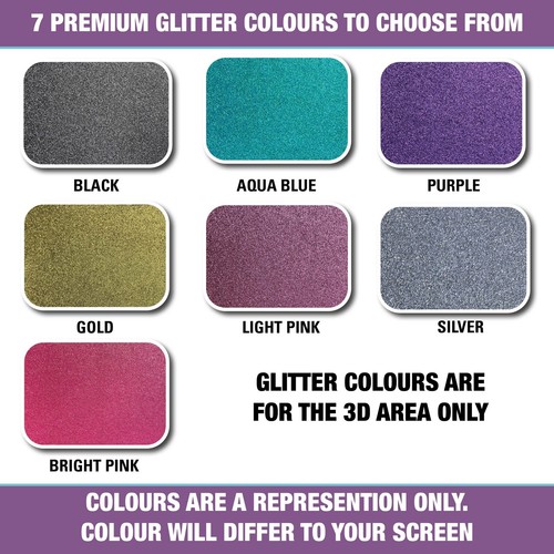 Personalised GLITTER 3D 13th Birthday Card Friend Daughter Teenager any name 59 - Picture 6 of 6