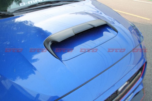 21 Fits Subaru WRX STI 4th 4D V2 Front Hood Scoop Vent Spoiler Trim Color #D4S - Picture 3 of 7
