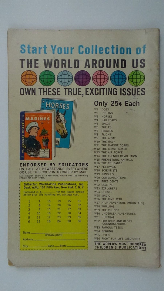 Spies 1961 The World Around Us Illustrated Comics Classics#849 | eBay