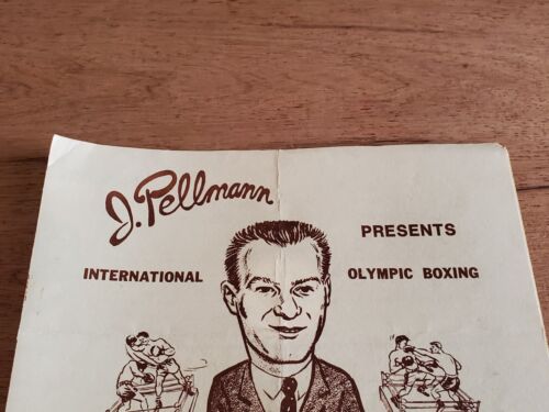 RUSSIA vs USA Boxing Scorecard International Olympic 1977 Vintage Milwaukee Poor - Picture 3 of 17