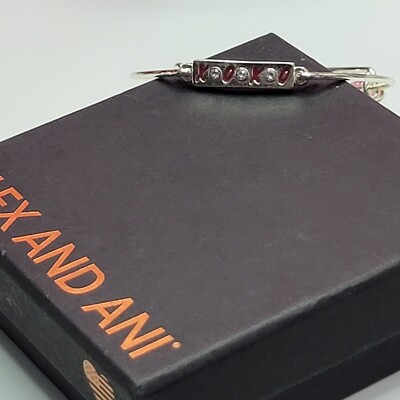 Alex And Ani XOXO Bar Charm Bracelet