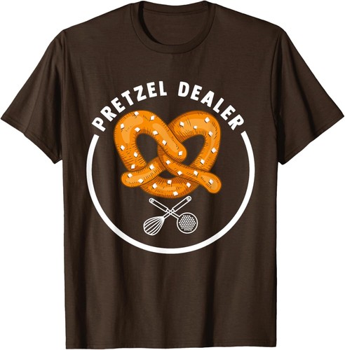 I Love Pretzels for Pretzel Day Funny Office Wear Gifts T-Shirt Hoodie - Picture 8 of 14