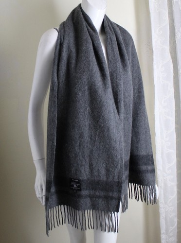 GILDED AGE NYC Men's Really Nice 100% Wool Modernist Stripe Scarf - Picture 7 of 10