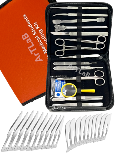 Kit dissezione avanzata premium veterinario, strumenti chirurgici medici di laboratorio - Foto 3 di 37