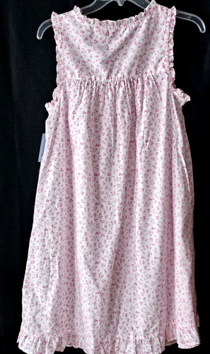 Camisón para mujer Adonna rosa con volantes quimise sin mangas cuello redondo talla S - NUEVO - Imagen 2 de 8