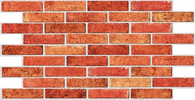 3D Beige Textured Brick PVC Interior Wall Panels Kitchen Cladding