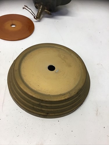 Kermit Bischof Kartograph Globusuhr Ohio Kunstprojekt Zinn Butterscotch Bakelit - Bild 14 von 19