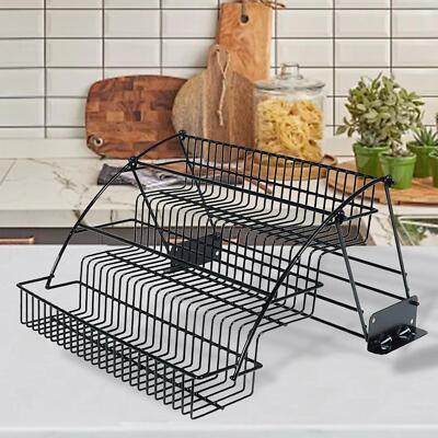 Spice Rack Sturdy Step Shelf Seasoning Organizer for Cupboard Home