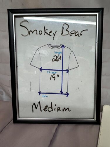 Camiseta Smokey Bear Only You Can Prevent Wildfires Azul Mármol Unisex Mediana - Imagen 5 de 6