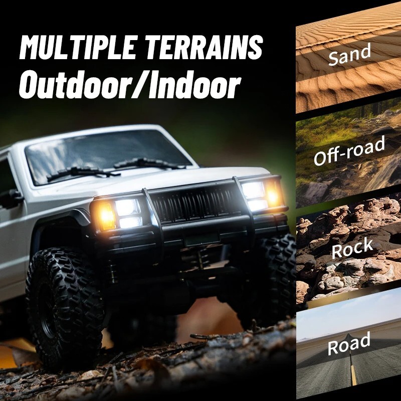 JJRC C8809 1:18 Full Scale Simulation Model Jeep RC Car 2.4G 4WD