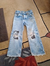 Very Old Lee Jeans Boys Size 4R Made in USA Very Small As Is Worn Estate Cool