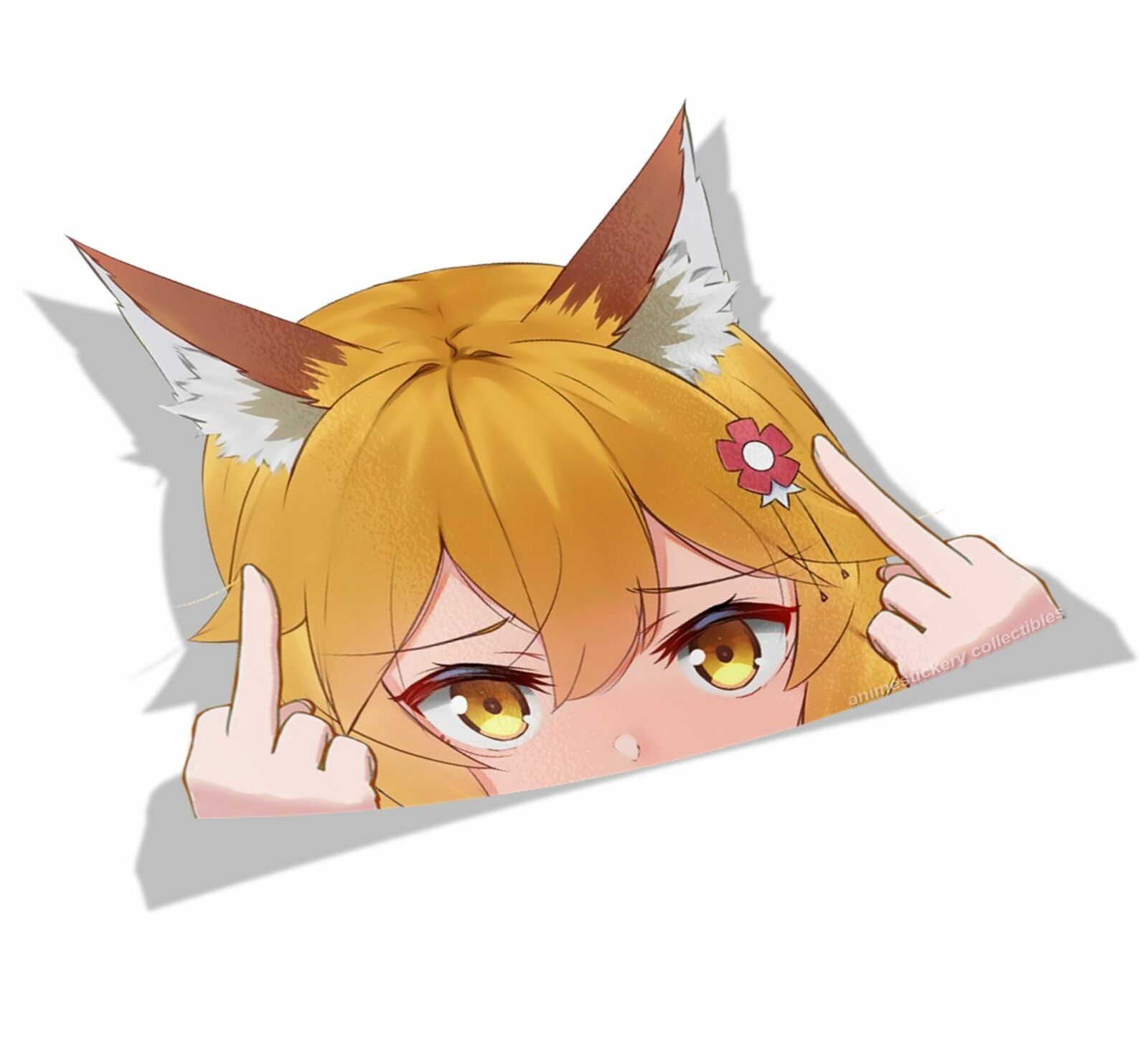 Anime Fun Animal Friend Sticker 717 