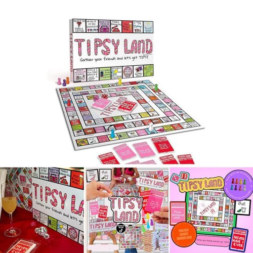 Juegos de mesa Tipsy Land para amigos juego de beber en tareas y desafíos de fiesta - Imagen 3 de 11