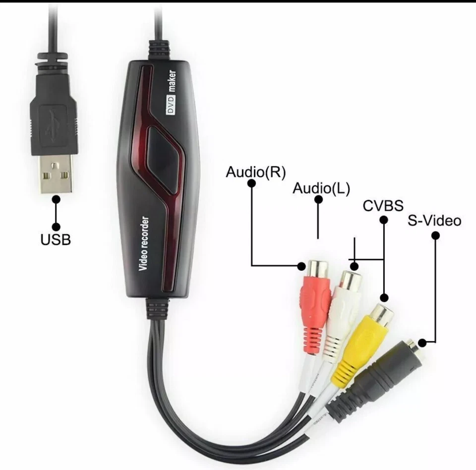 Video Capture Converter, Capture Analog Video to Digital for Your Mac or Windows - Image 2 of 4