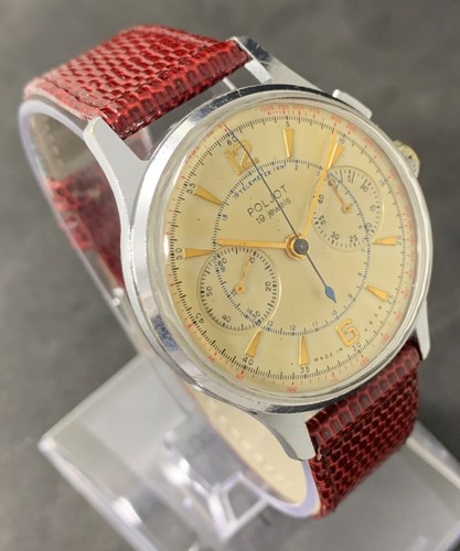 POLJOT - STRELA Chronograph Vintage USSR Watch Cal. 3017 , 19 Jew. - Picture 5 of 9