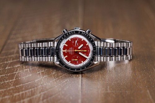 OMEGA Speedmaster 3510.61 - Schumacher Edition - Red Dial 39mm Watch - No B/P