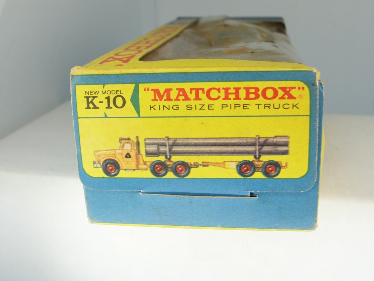 NEW VINTAGE MATCHBOX KING SIZE K -10 PIPE TRUCK | eBay