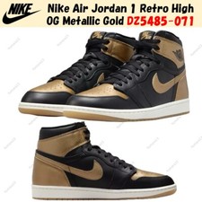 Nike Air Jordan 1 Retro High OG Metallic Gold DZ5485-071 Men's Size
